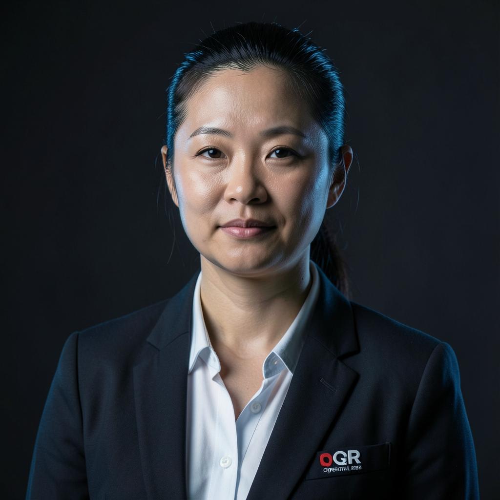 GROA operator 03 — portrait blurred until reveal